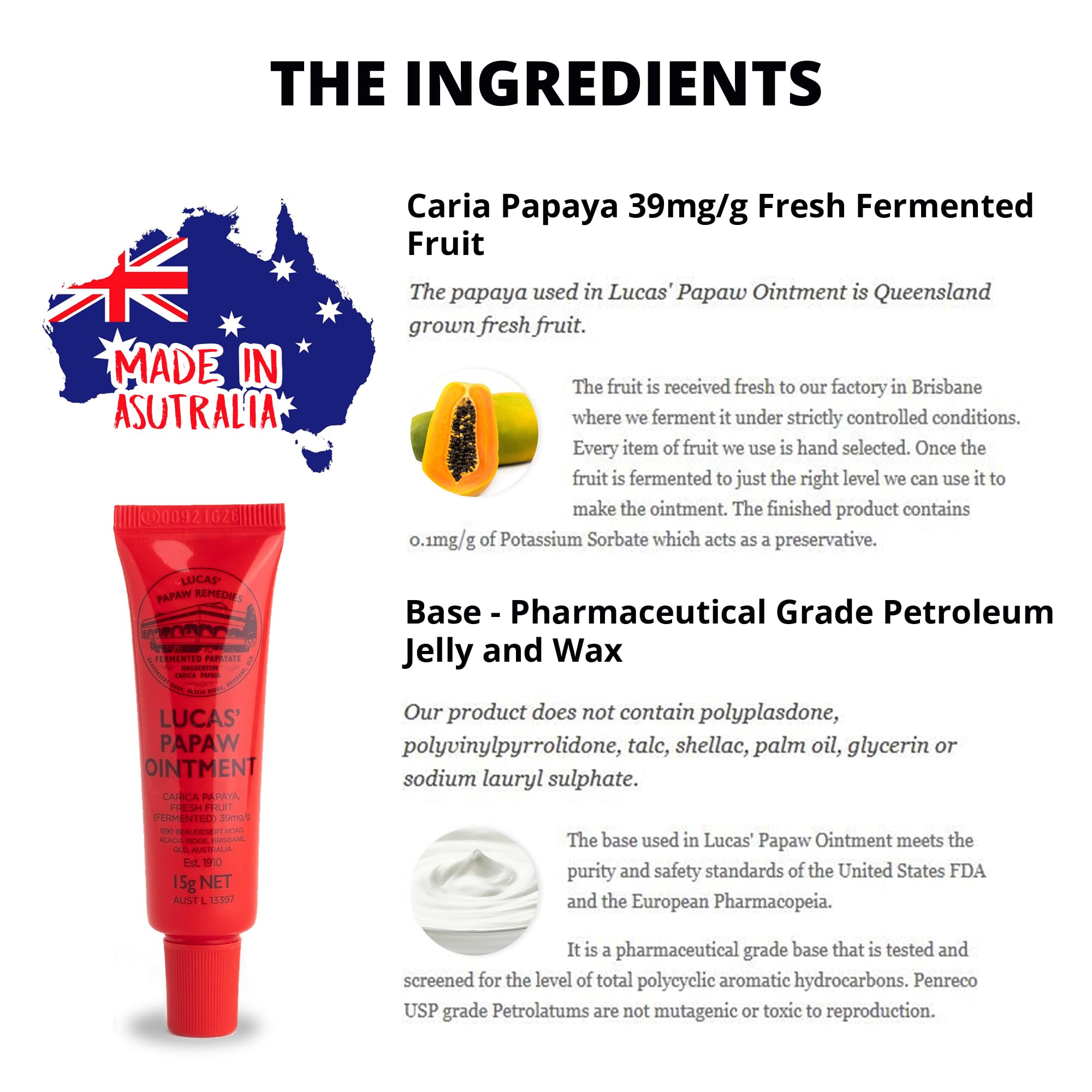 Lucas Papaw gift pack on vanity or travel bag for everyday skin care.
