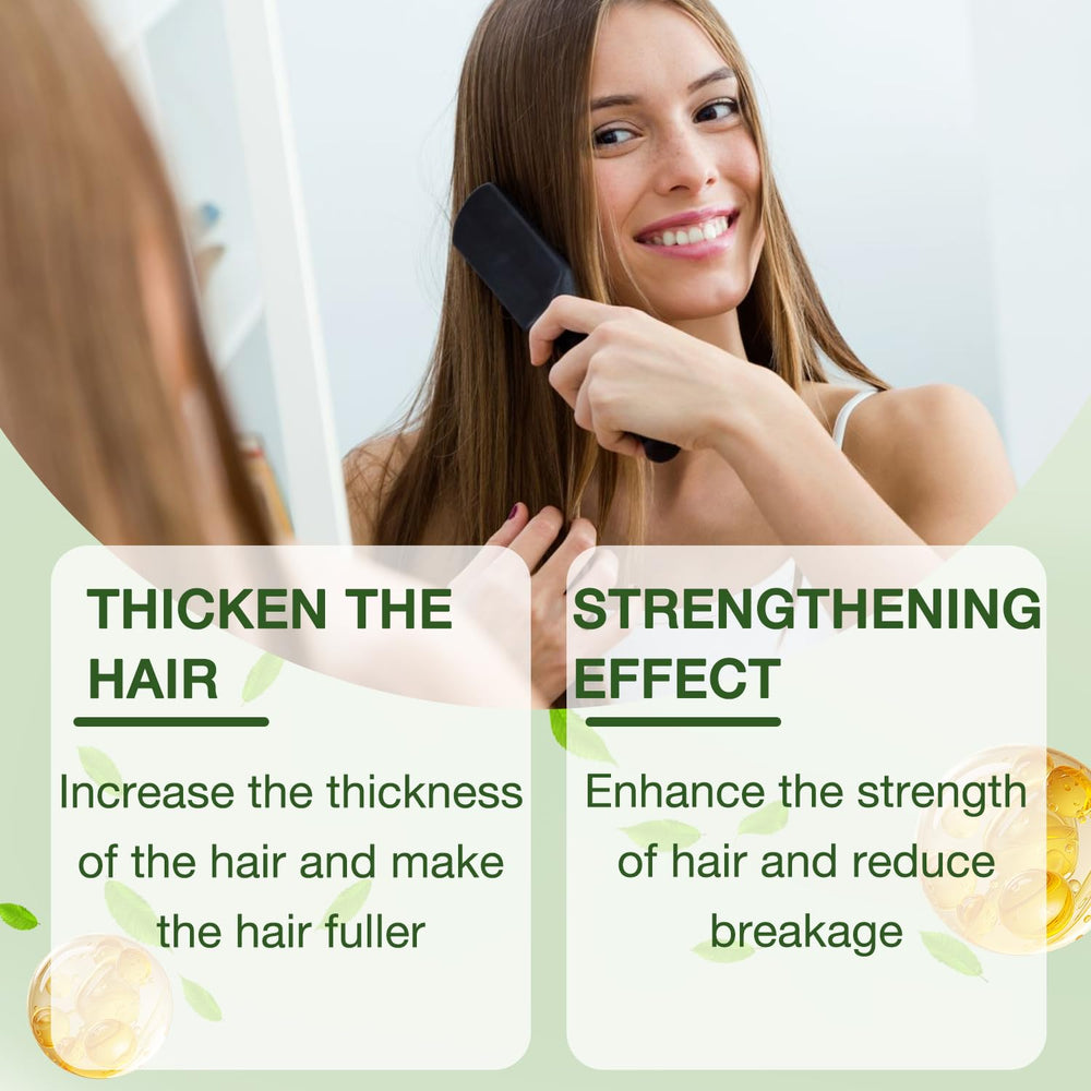 Lucift Hair growth support visual hinting vitality and fullness.