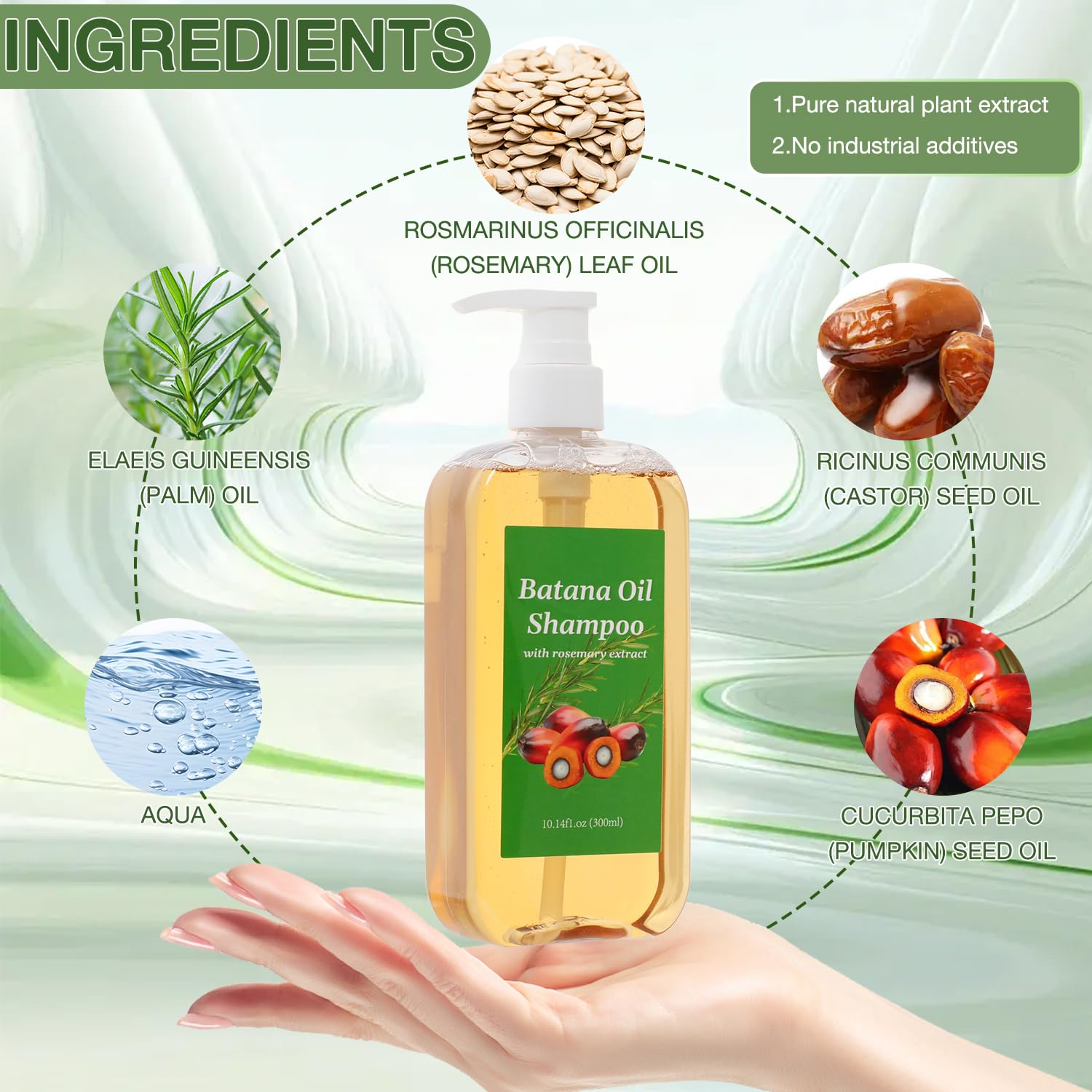 Lucift Shampoo De Batana hair texture is soft and fluffy to touch.