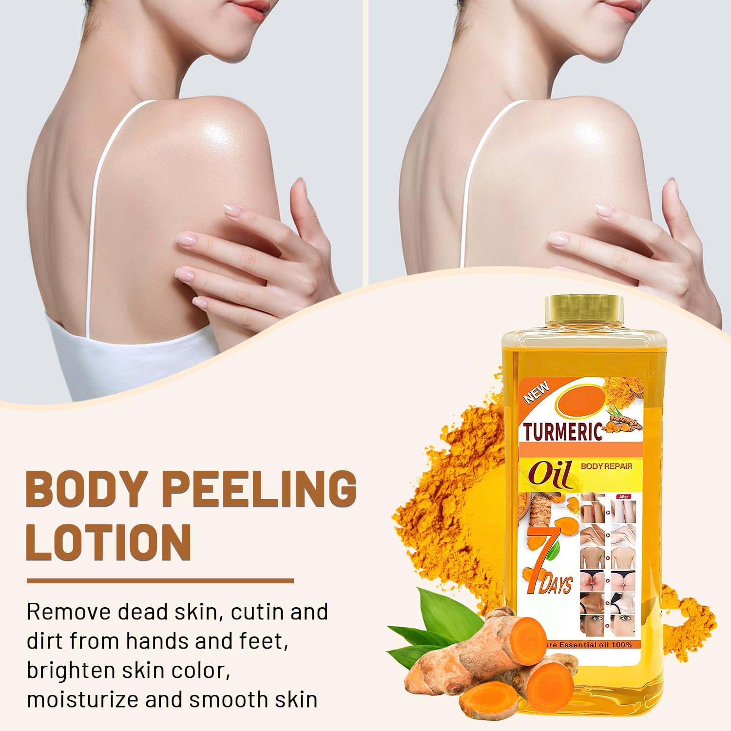 Lucift Soft 7 Oil body care routine scene on skin