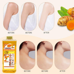 Lucift Soft 7 Oil hands massaging on skin for hydration