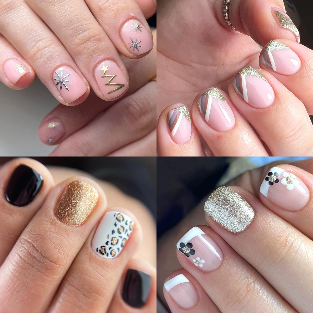 LuckForever Press-on Nails Clear Full-Cover for salon-like results at home.