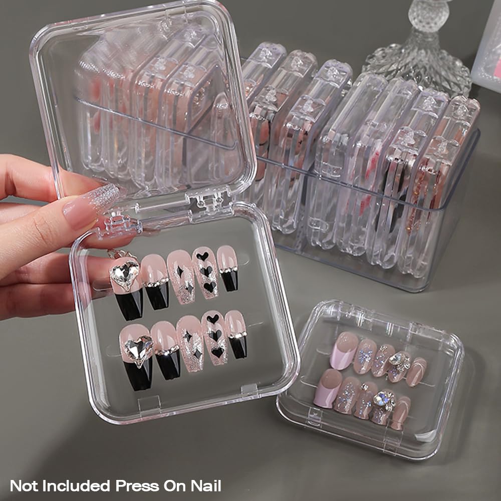 LUCKJUJU multiuse small accessories storage box suitable for earrings or lashes.