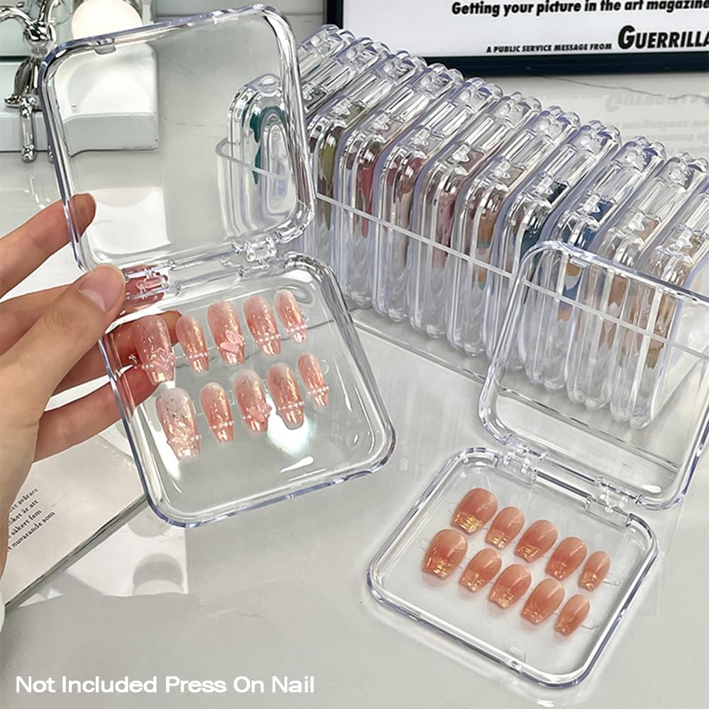 LUCKJUJU transparent acrylic lid close-up enabling precise style choices.
