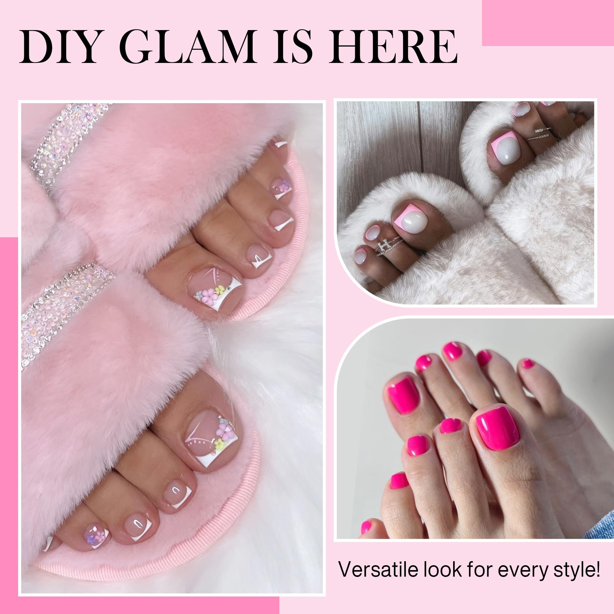 Luckyfairy double matte inner surface improves adhesion for a secure, long-lasting bond.