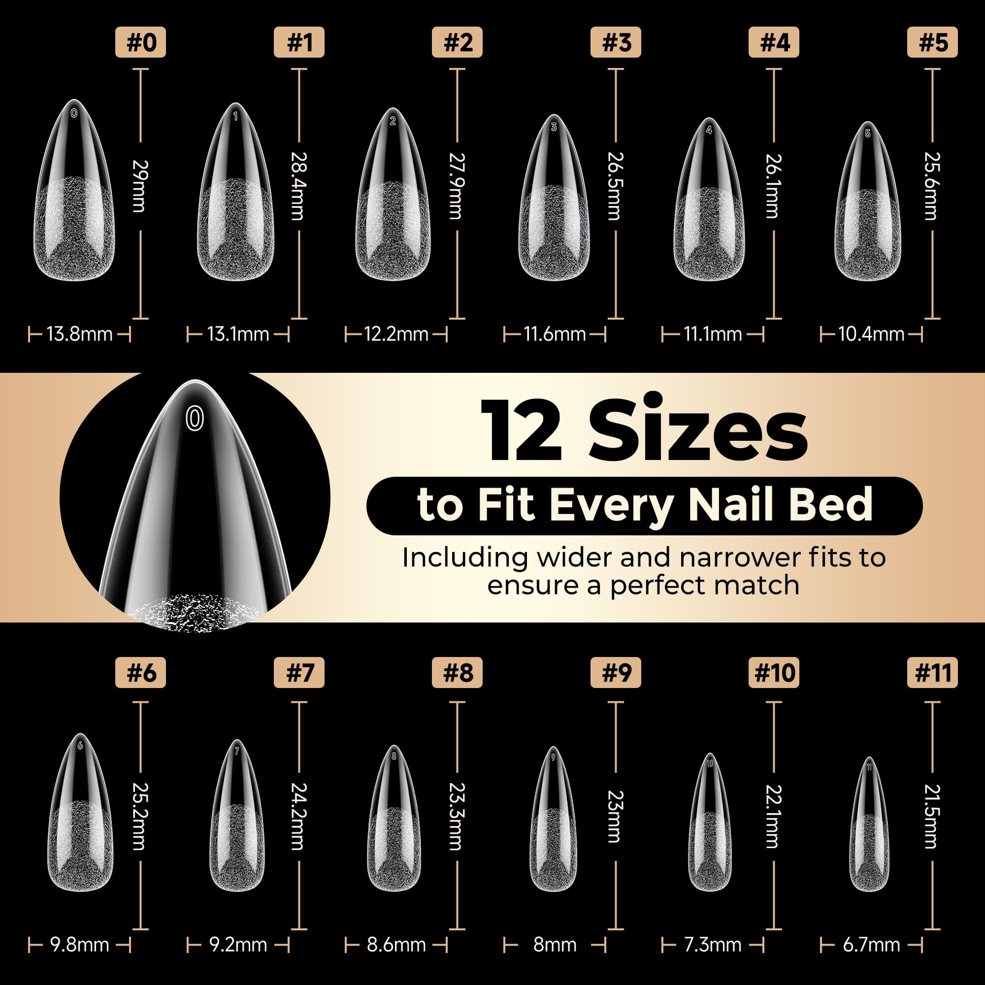 Luckyfairy nails-in-box storage keeps tips organized after use.