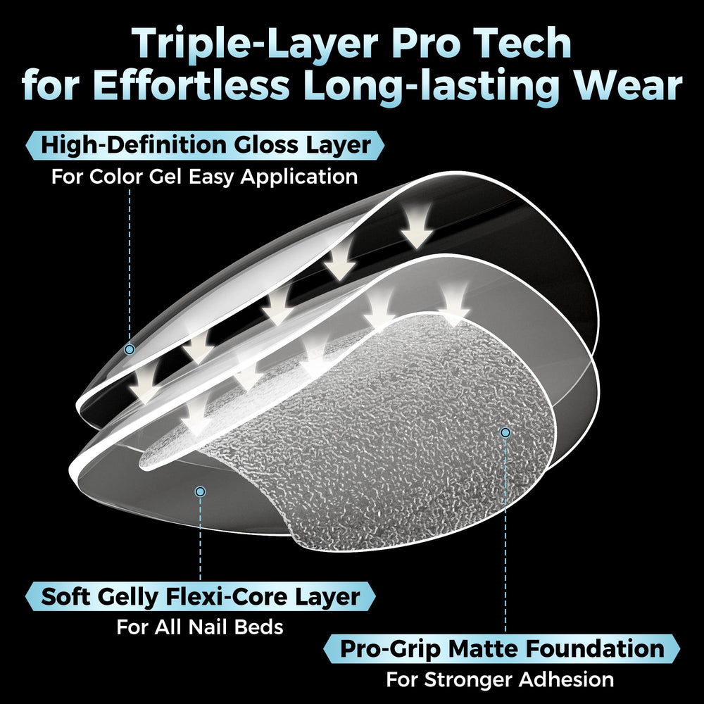 Luckyfairy back-edge curve provides comfortable, natural wear