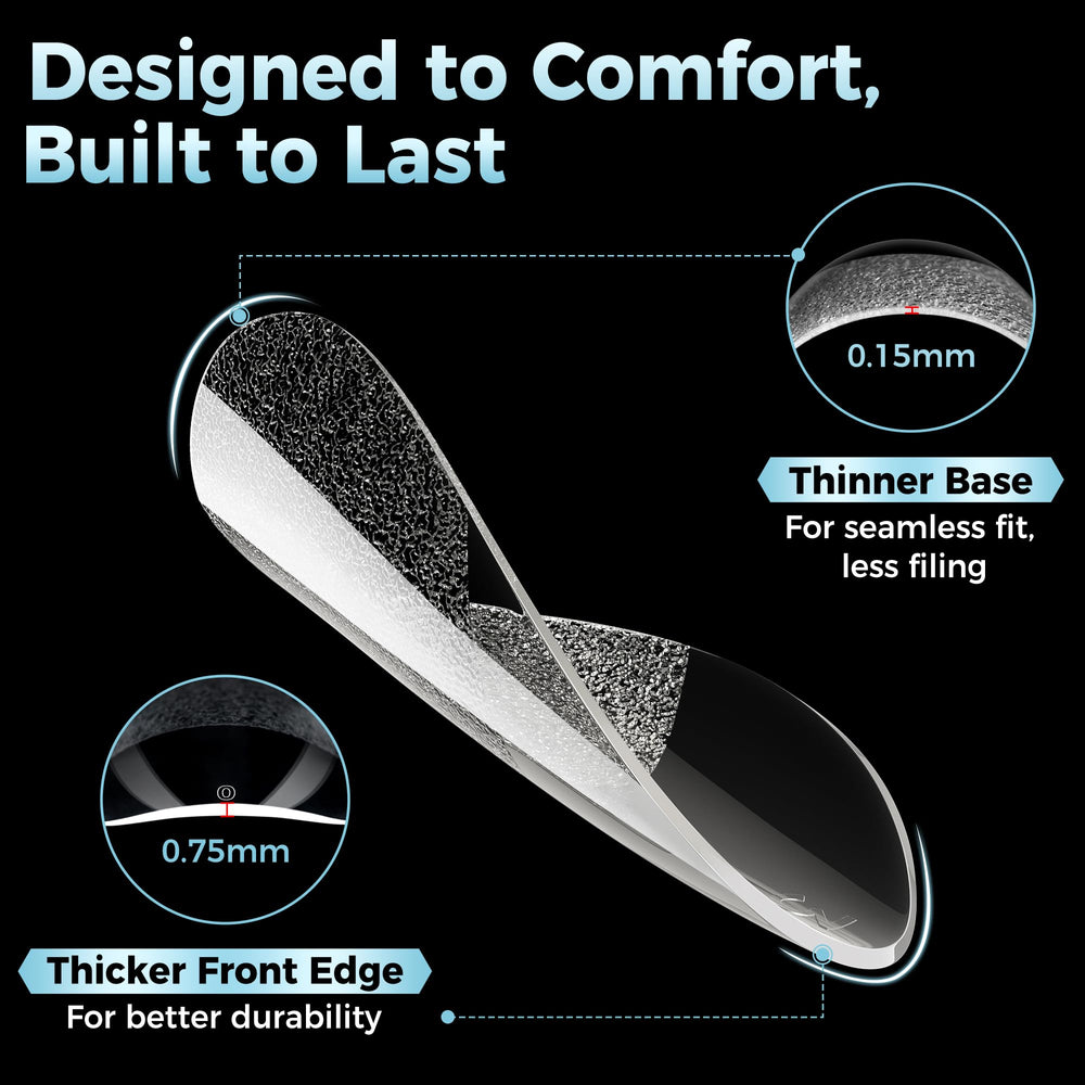 Luckyfairy front-end thickened tips resist cracking for durable wear