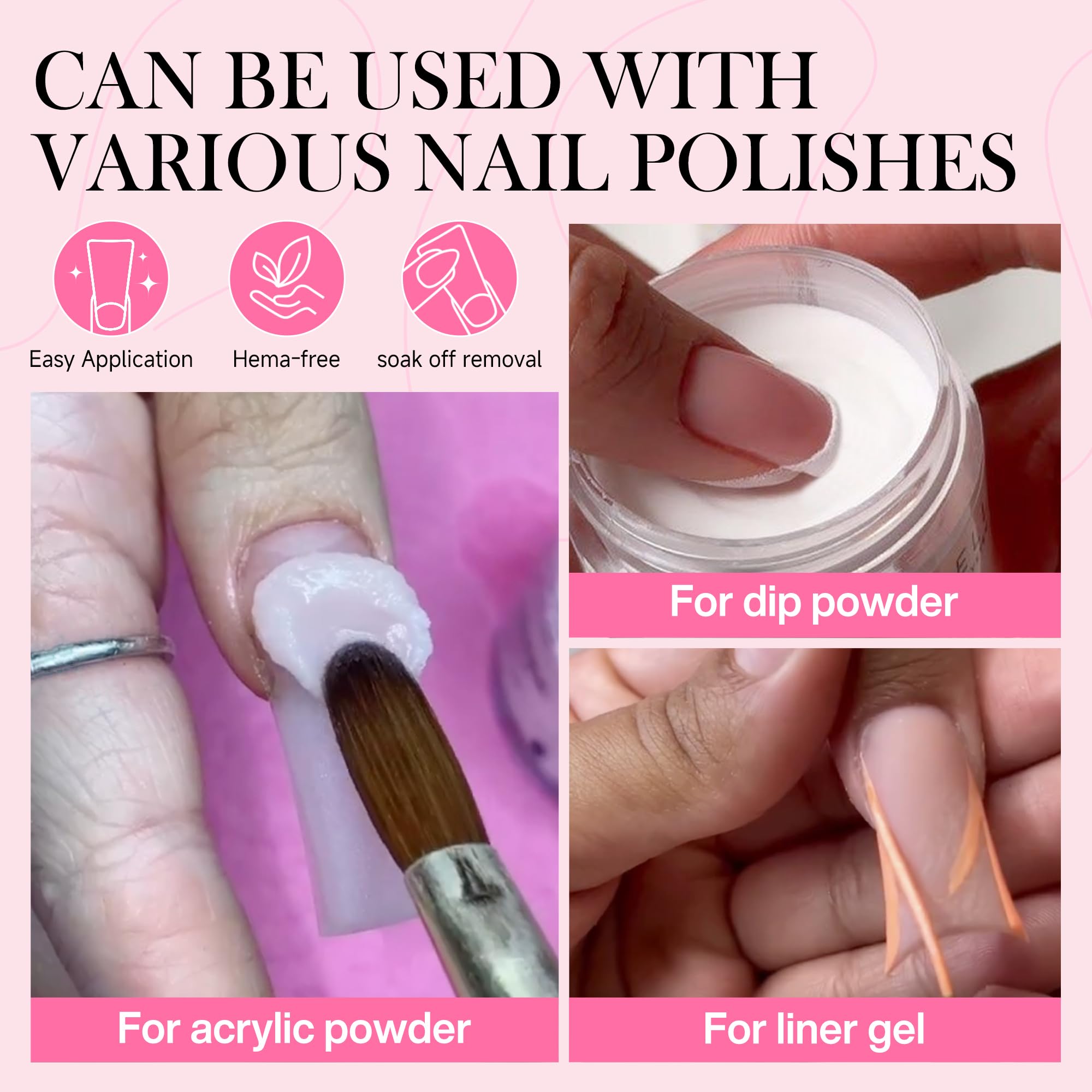 Luckyfairy soft gel nails in translucent gloss offer comfortable wear.