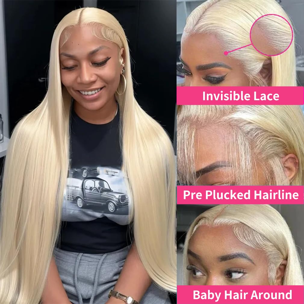 LUCLUEME 613 lace-front wig 200-density for fuller volume and style