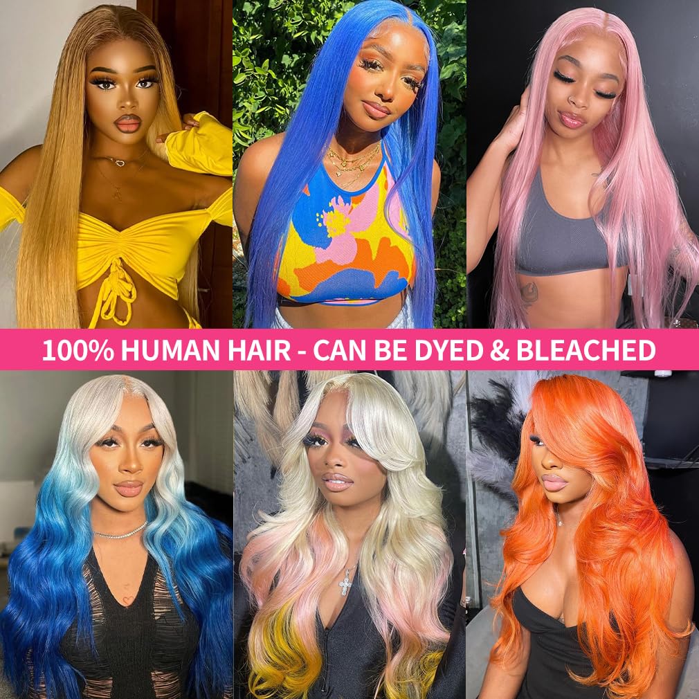 LUCLUEME 613 lace-front wig dyed-ready color versatility for experiments