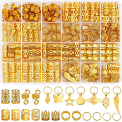 Lucomb 280 Pcs Hair Jewelry storage box keeps pieces organized for braids