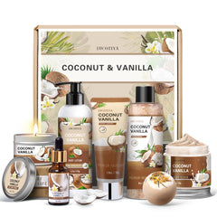 LUCOTIYA Coconut Vanilla hand cream for daily moisturization and soft hands.