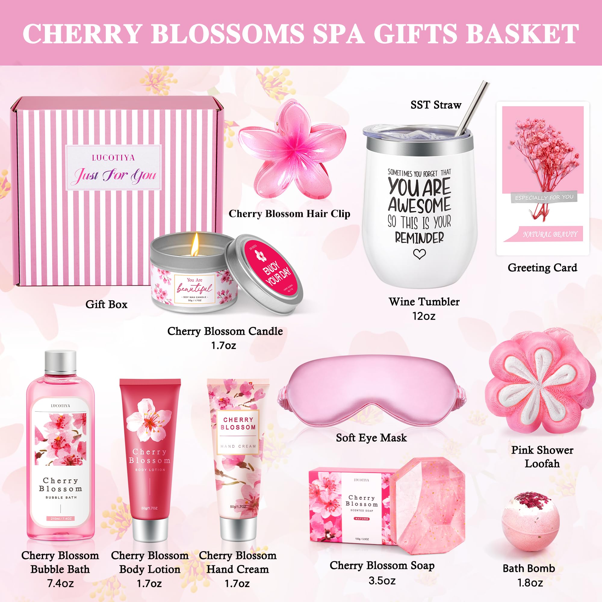 LUCOTIYA gifts-women-tumbler-closeup image highlights insulated tumbler for on-the-go enjoyment.