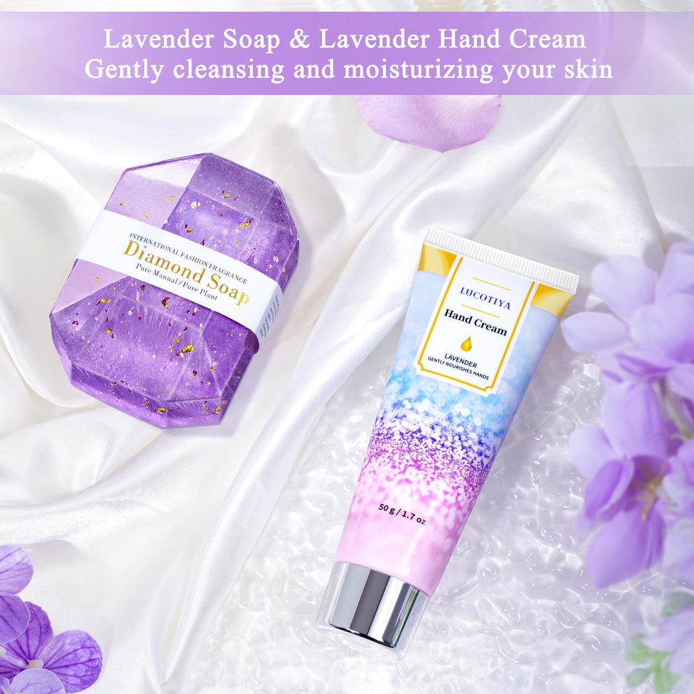 LUCOTIYA lavender hand cream moisturizes skin during daily routines.