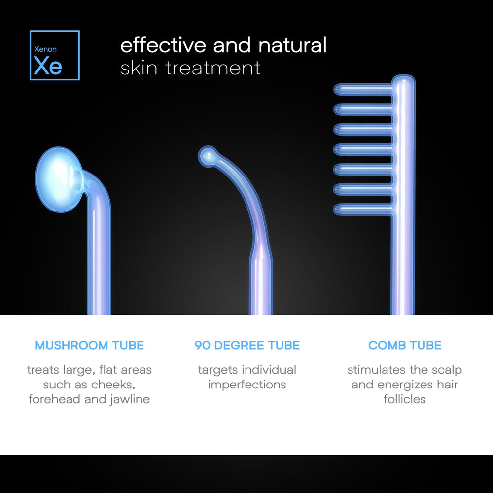 LUCSUER OxyGlow 2 accessory Bent tube on display for precise facial work.