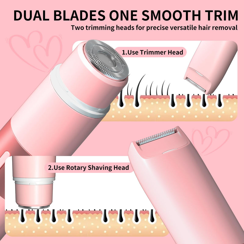 LUDAHOCY Compact design fits purse or makeup bag for discreet grooming.
