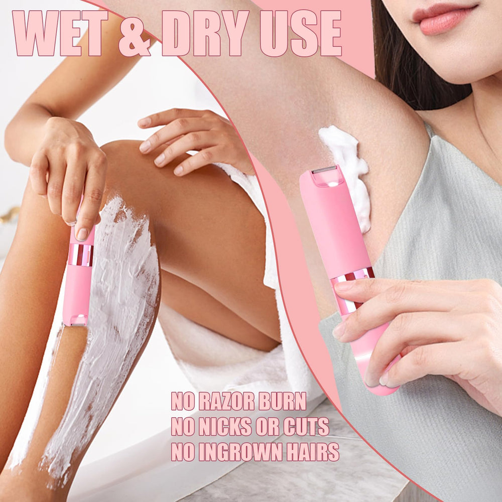 LUDAHOCY Bikini Trimmer works in the shower for convenient maintenance and quick touch-ups.