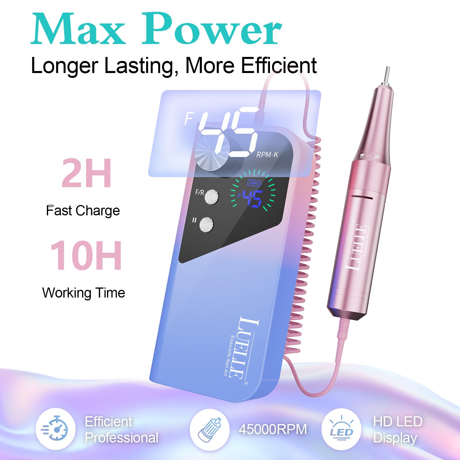 LUELLE ceramic bit helps with grinding while minimizing heat during polishing