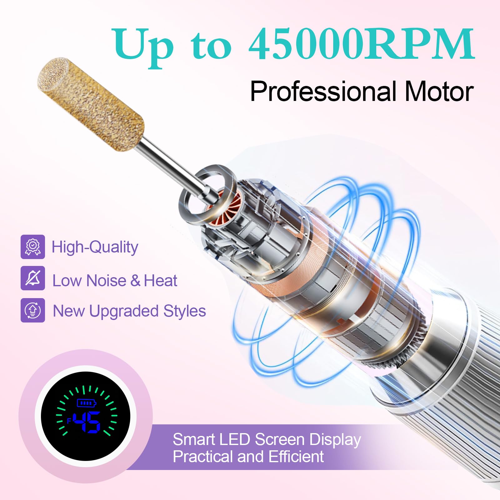 LUELLE gold drill bits kit delivers precise shaping and professional results
