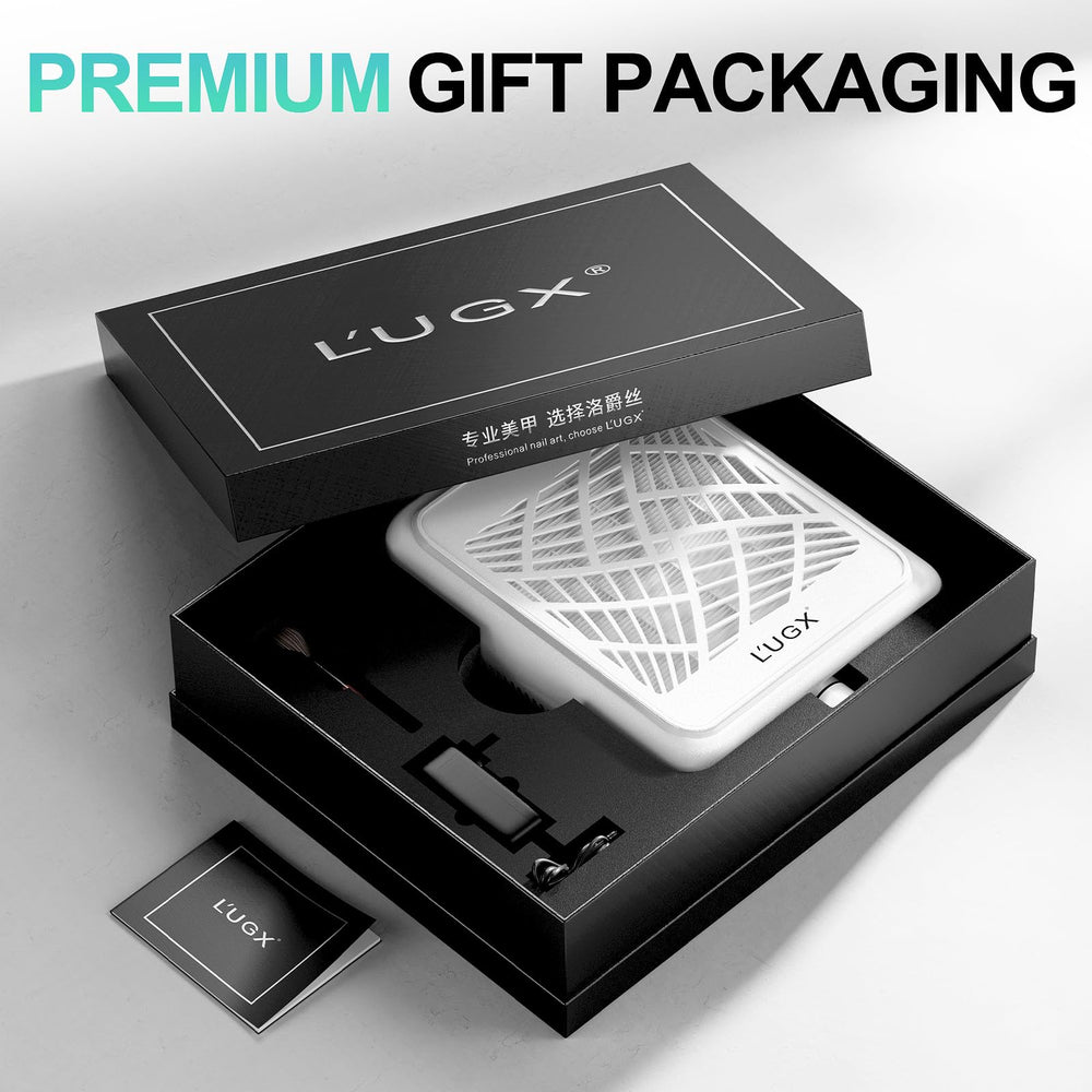 L'UGX home salon setup with compact footprint fits desks or carts.