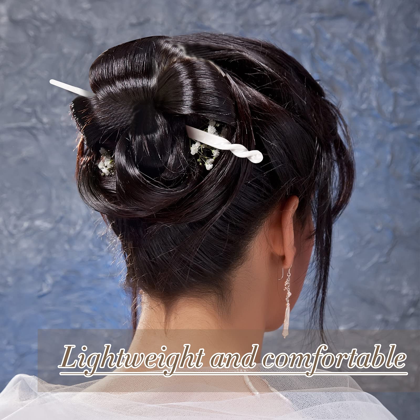Luinabio Chinese retro hairpins add vintage charm and hold hair.