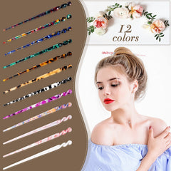 Luinabio disk hair sticks sleek design for secure hairstyles.