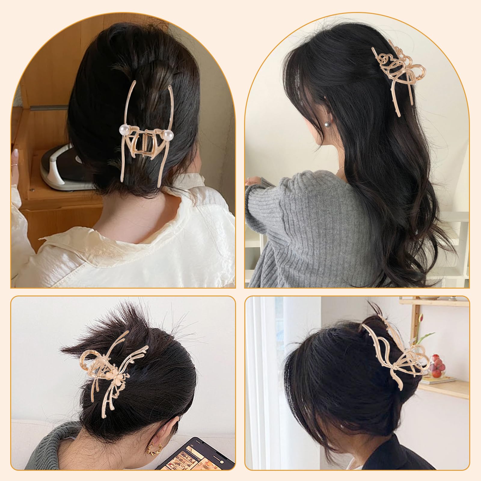 LUKACY gift-ready packaging with elegant gold claw clips for gifting.