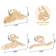 LUKACY strong-hold clip securing long hair during activity like yoga or workouts.