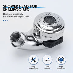 LukLoy sprayer features electroplated mirror finish for durable salon hardware