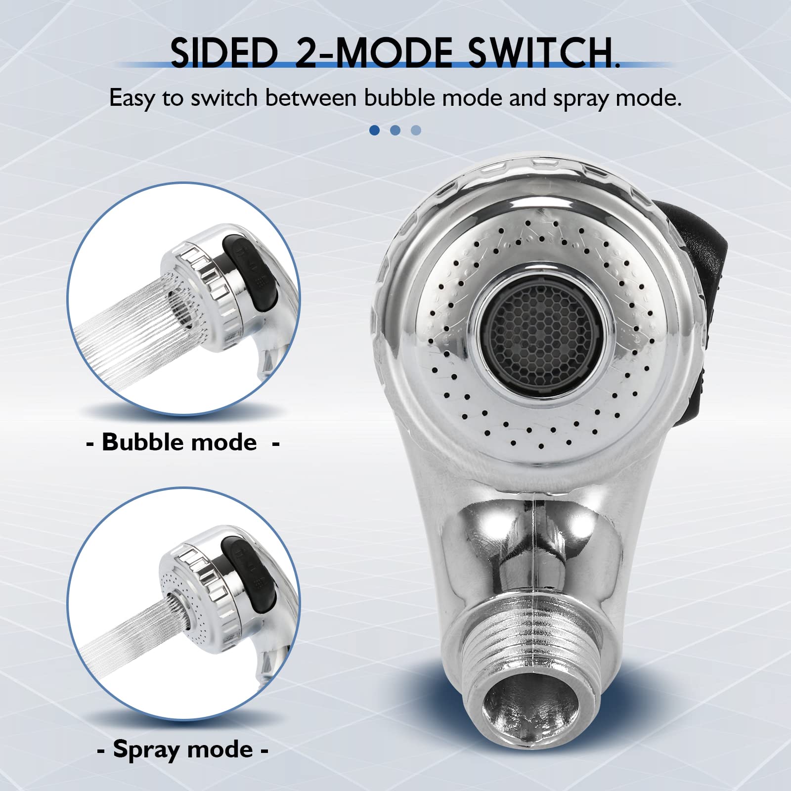 LukLoy sprayer uses a standard G1/2 interface for quick, tool-free installation
