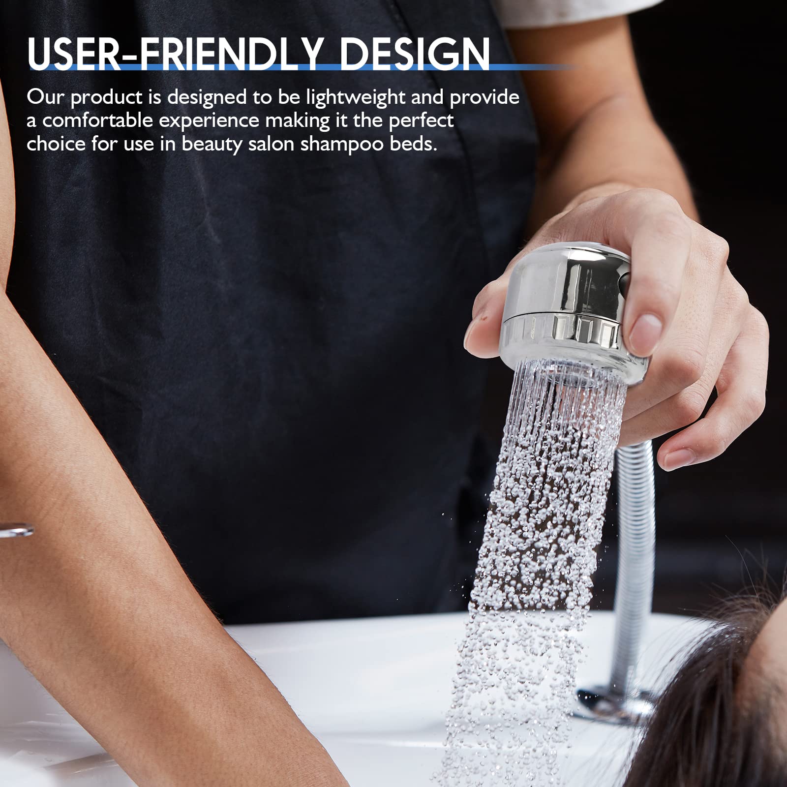 LukLoy high-pressure spray delivers effective rinsing with less water