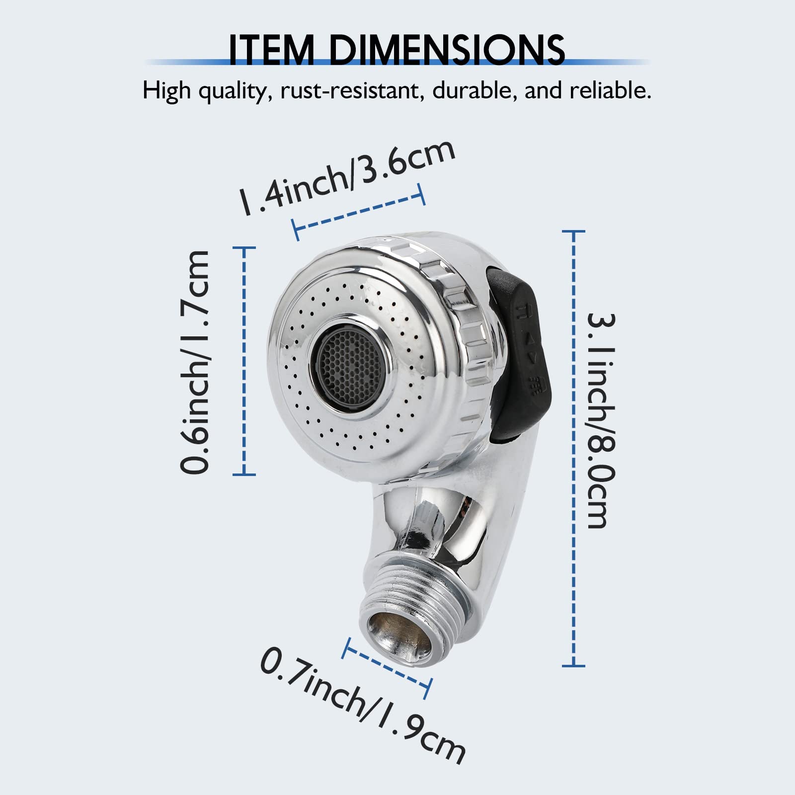 LukLoy sprayer with micro nozzle design delivers high pressure while saving water