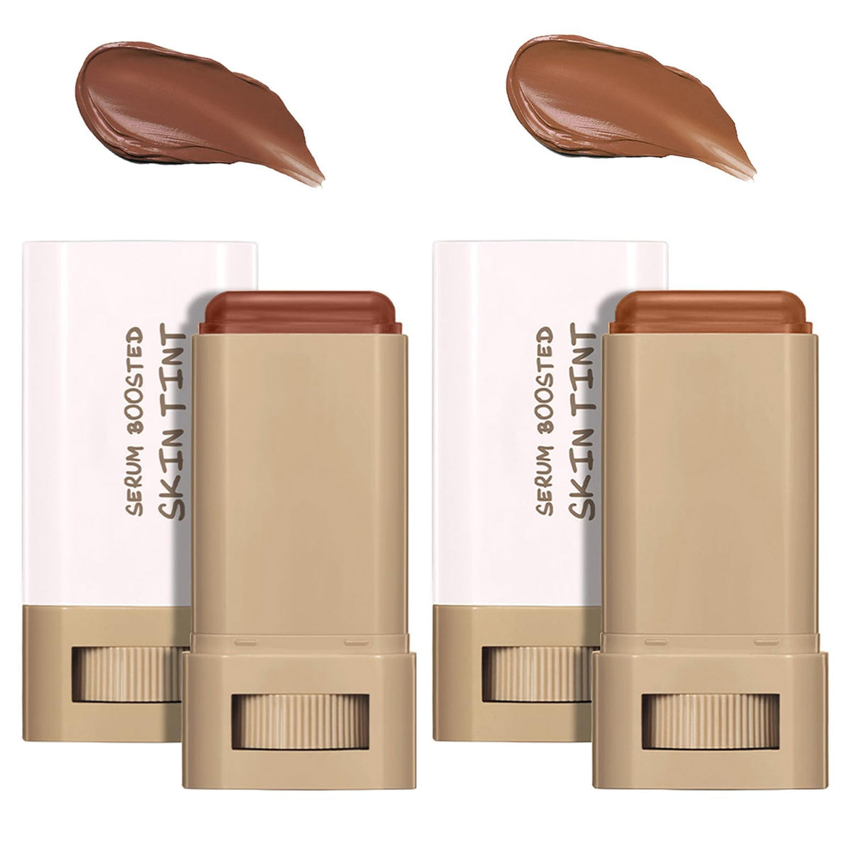 Lulesi Beauty Balm Serum application close-up shows seamless blend and buildable coverage.