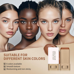 Lulesi Beauty Balm Serum compact foundation-stick close-up highlights portable, skin-flattering color.