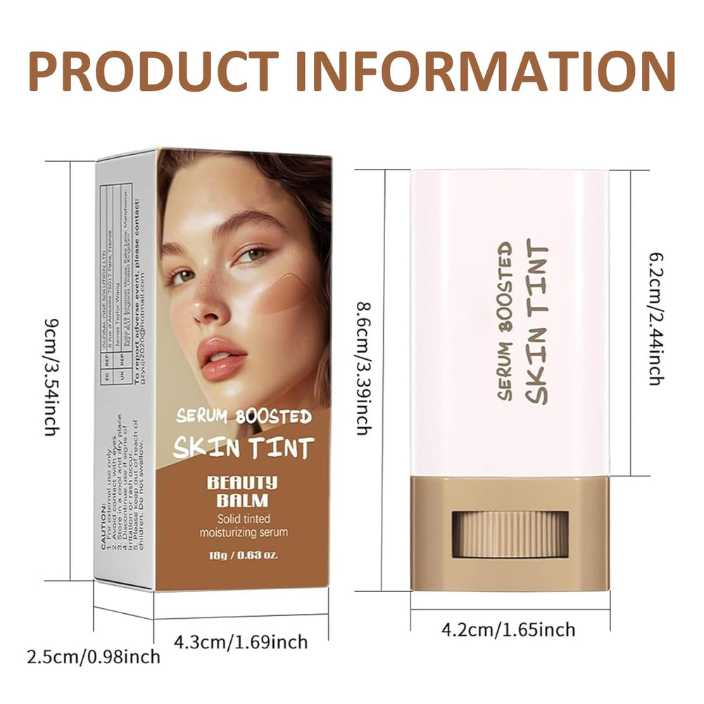 Lulesi Beauty Balm Serum tips close-up demonstrates multi-use versatility for makeup and skincare.