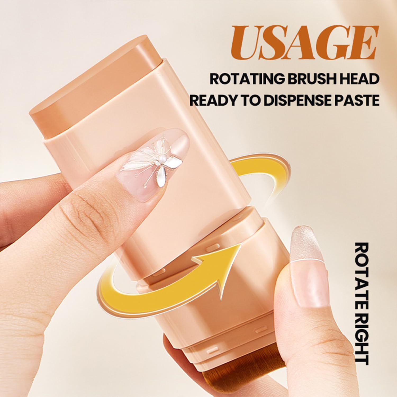 Lulesi Foundation Stick radiant-dewy finish image emphasizes natural glow