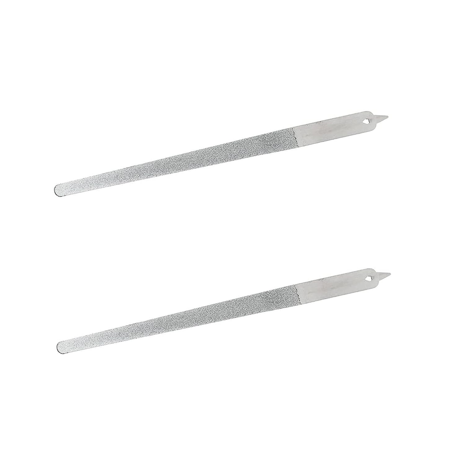 Lulong diamond dust nail file 9-inch close-up shows durable steel for natural-nail shaping