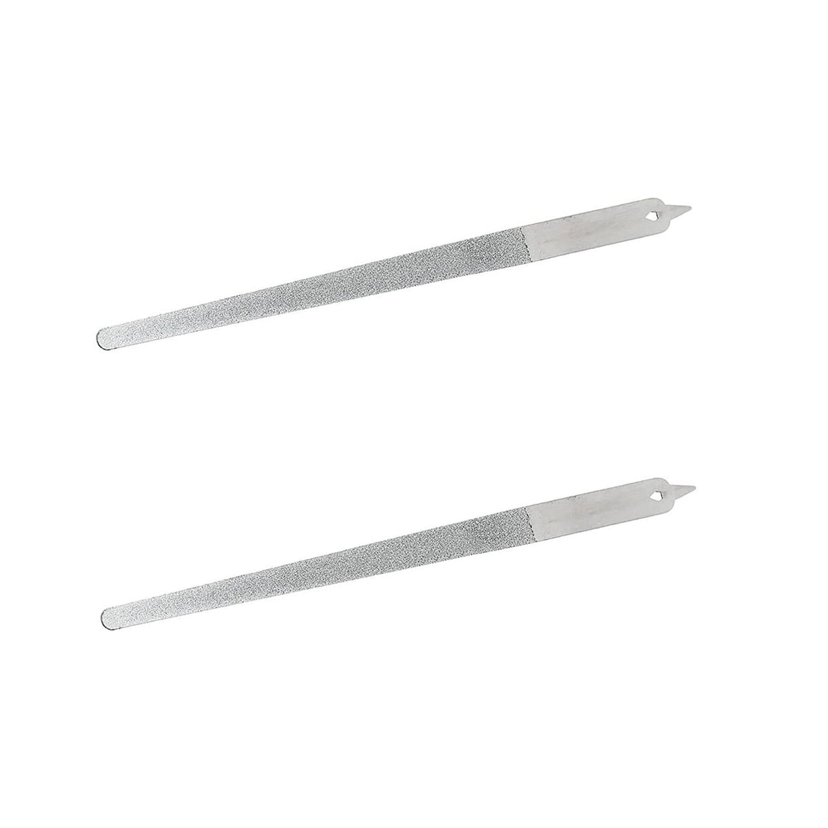 Lulong diamond dust nail file 9-inch close-up shows durable steel for natural-nail shaping