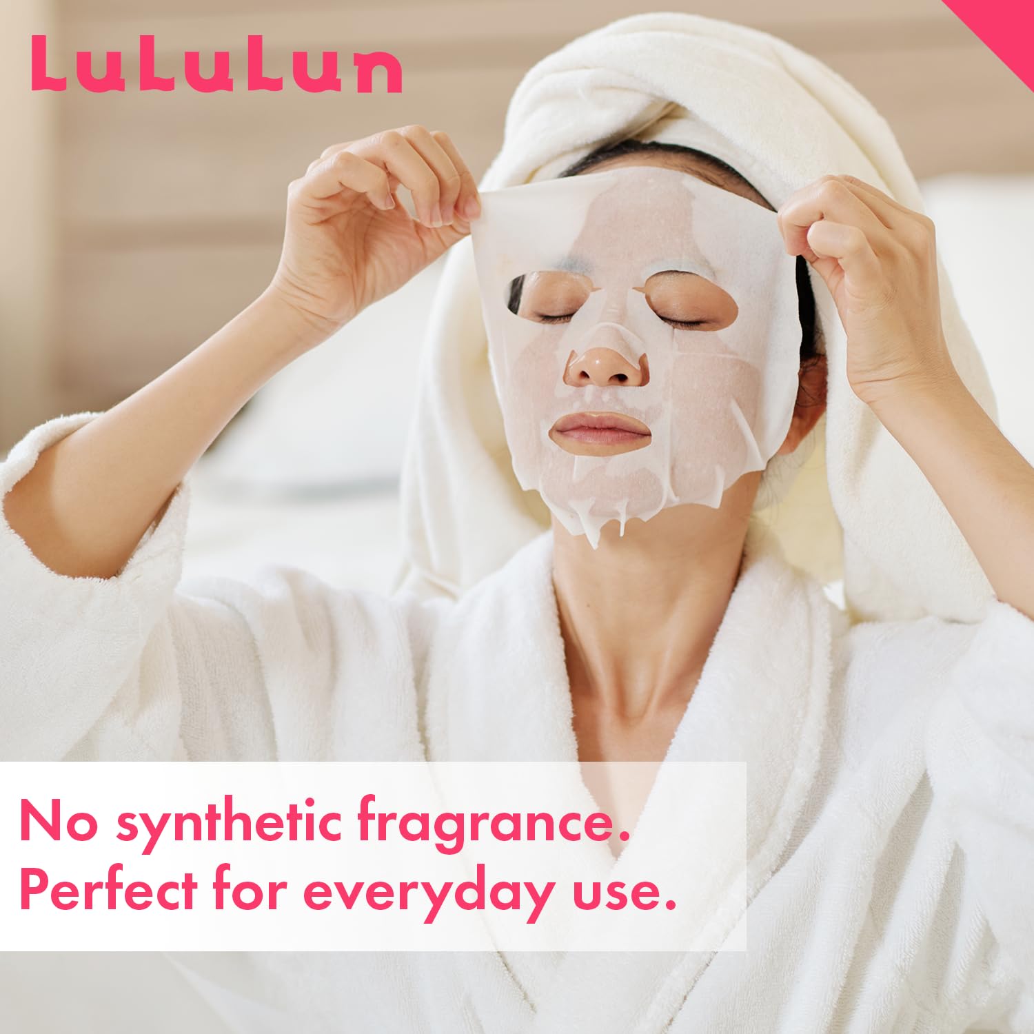 lululun Precious Red face-application demonstrates easy routine layering