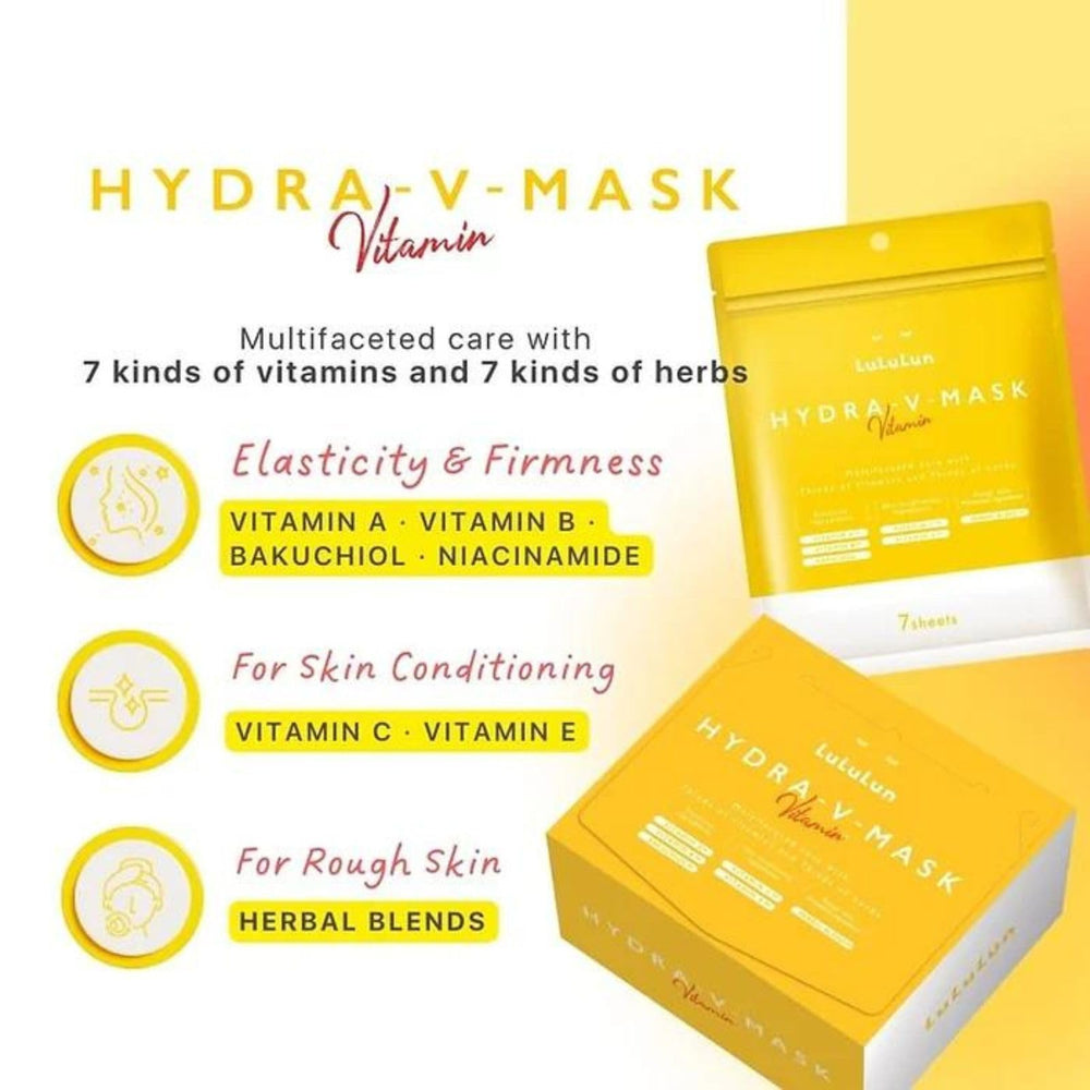 Lululun Vitamin C face mask application shot suggests quick routine for hydration and glow