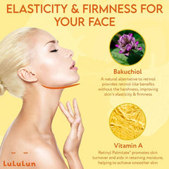 Lululun Vitamin C face mask herb blend close-up shows Centella Asiatica and rosemary for soothing care