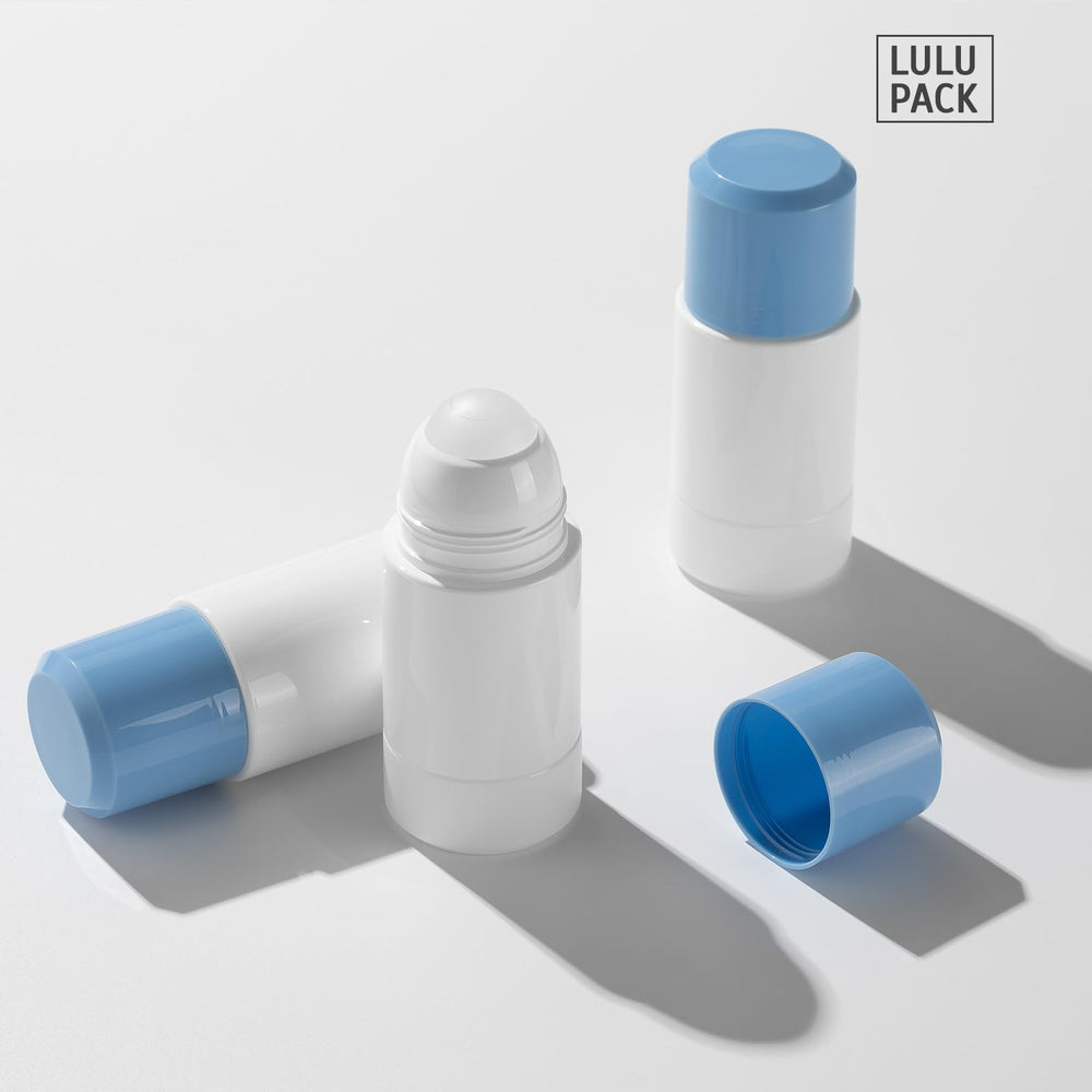 Lulupack roller bottle open-cap-packaging — easy replacement and customization.