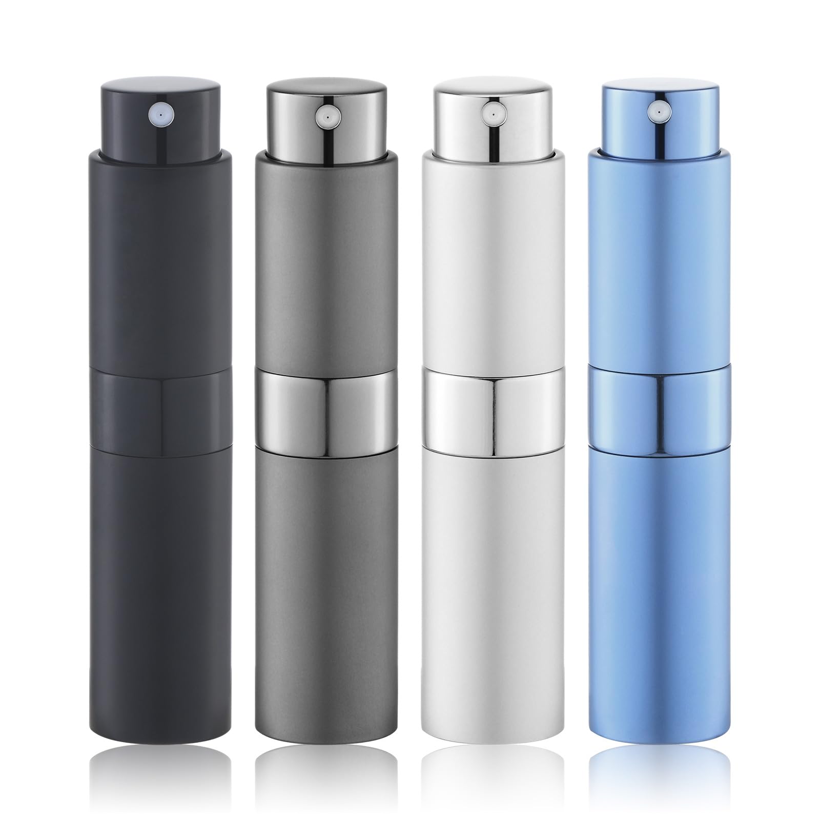 Lulupack travel perfume bottle 8ml front view, compact on-the-go fragrance solution