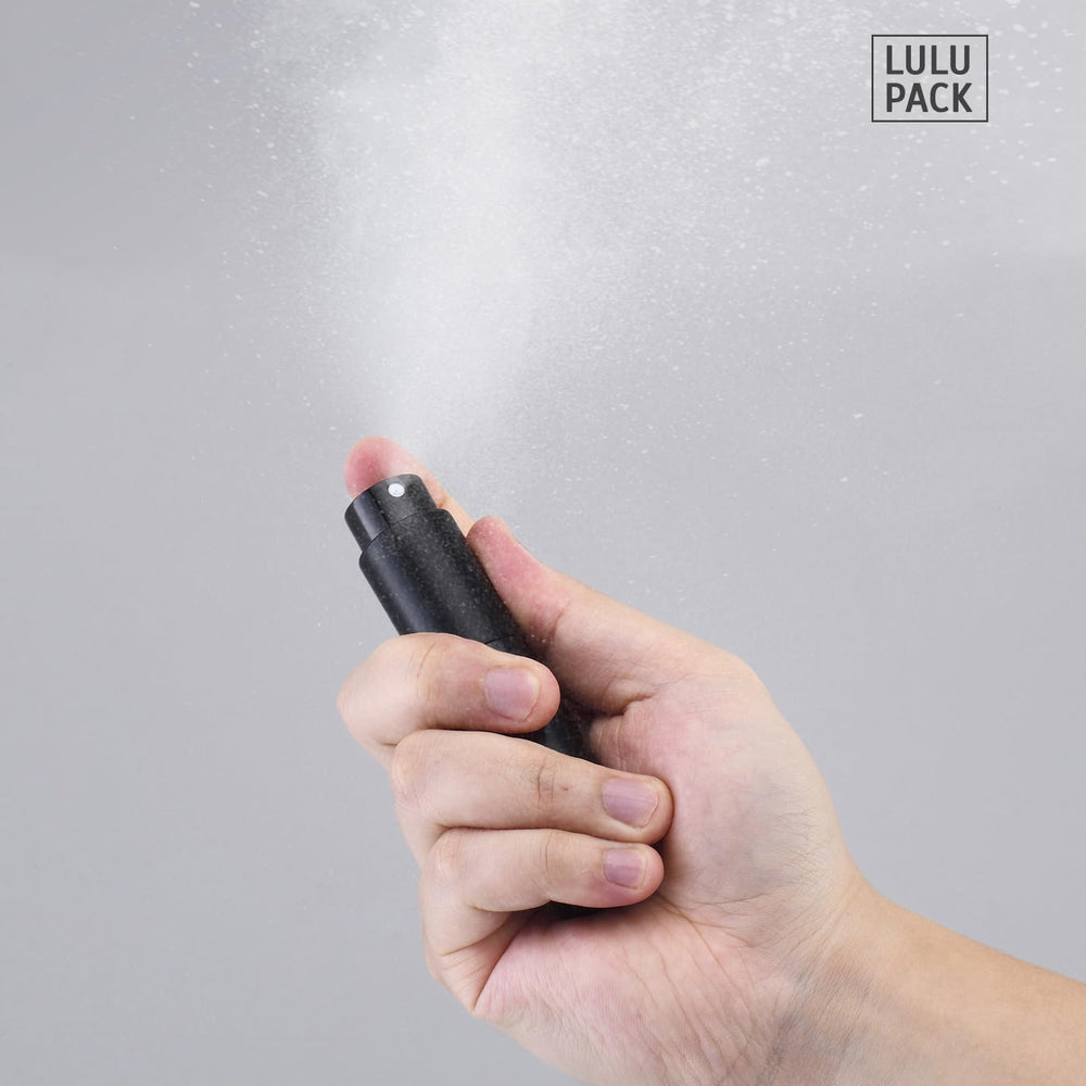 Lulupack travel perfume bottle 8ml twist-up mechanism enabling mess-free spraying