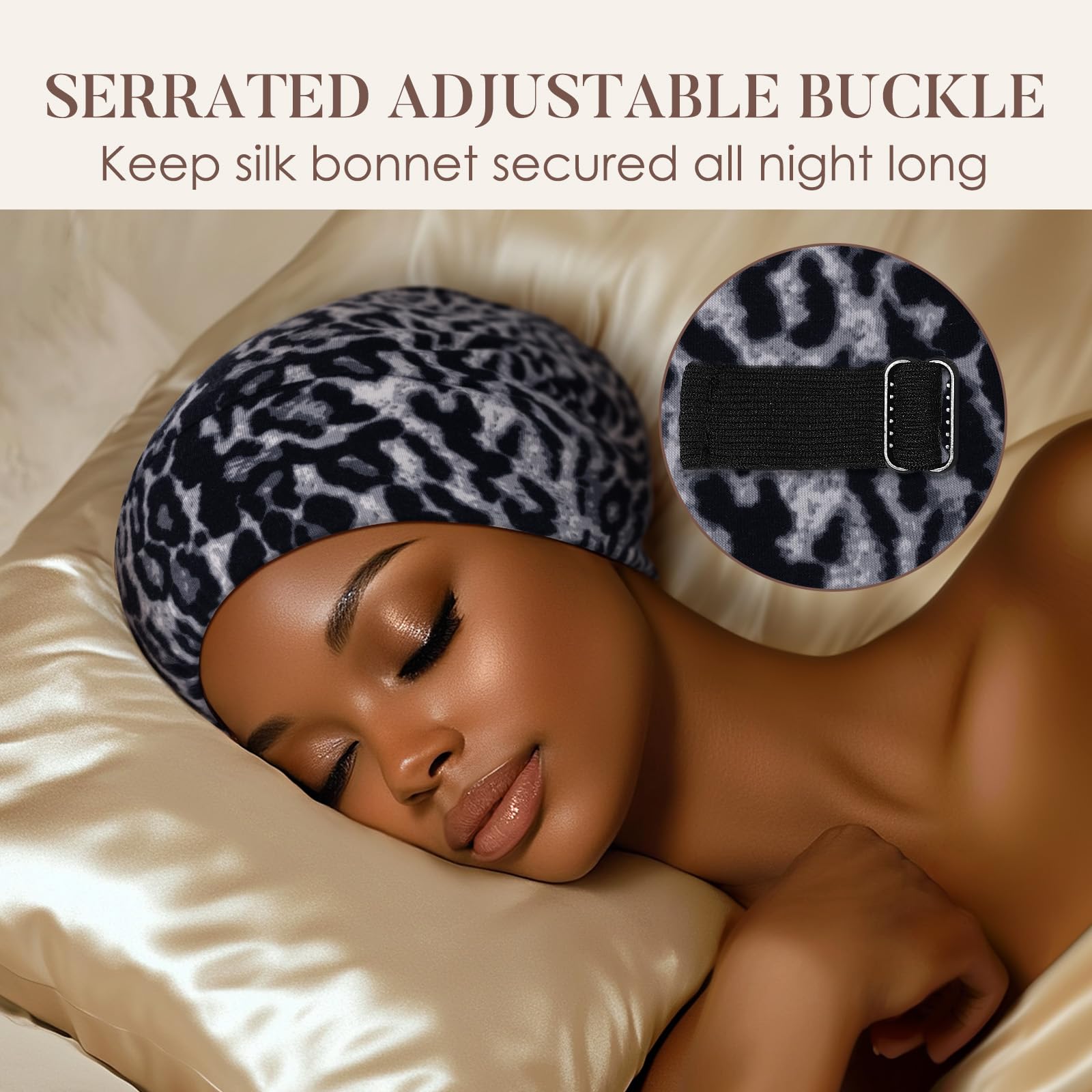 LULUSILK silk cap shows breathable materials for all-season comfort