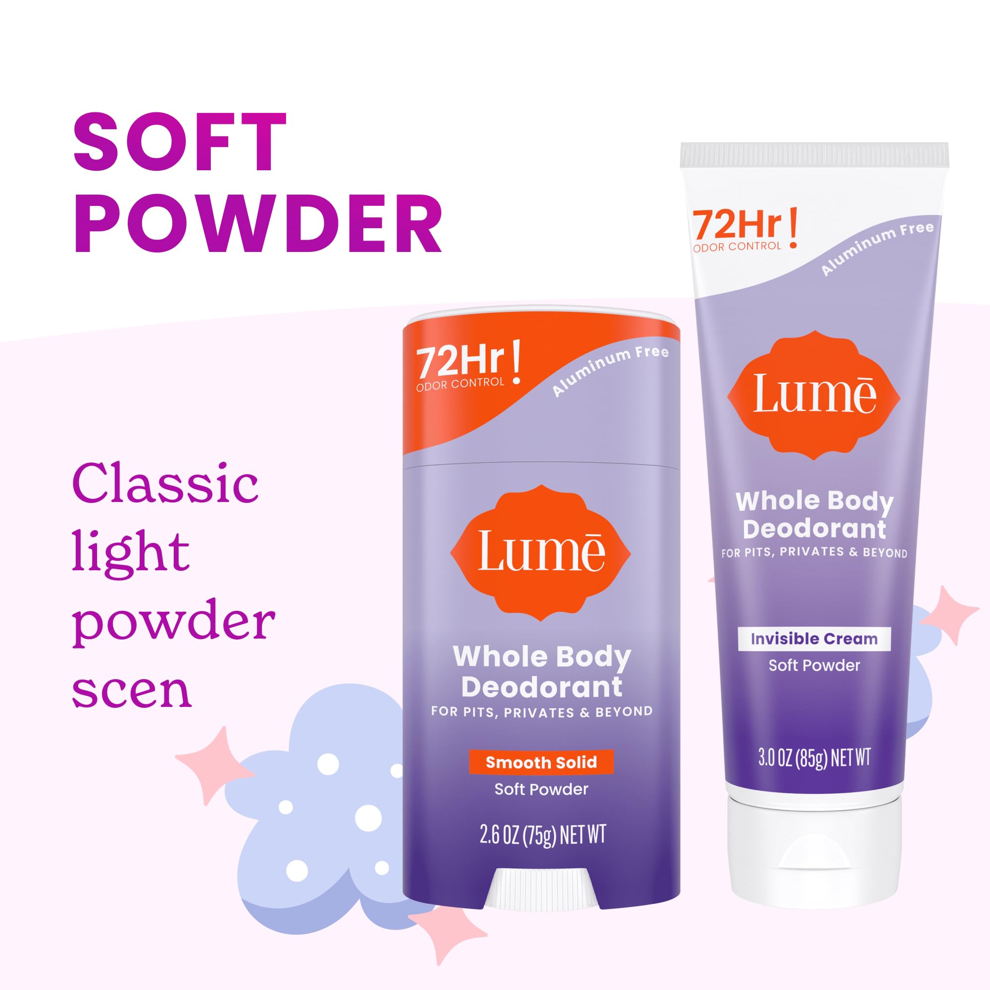 Lume 3-ounce tube near-hand demonstrates easy gliding and quick coverage.
