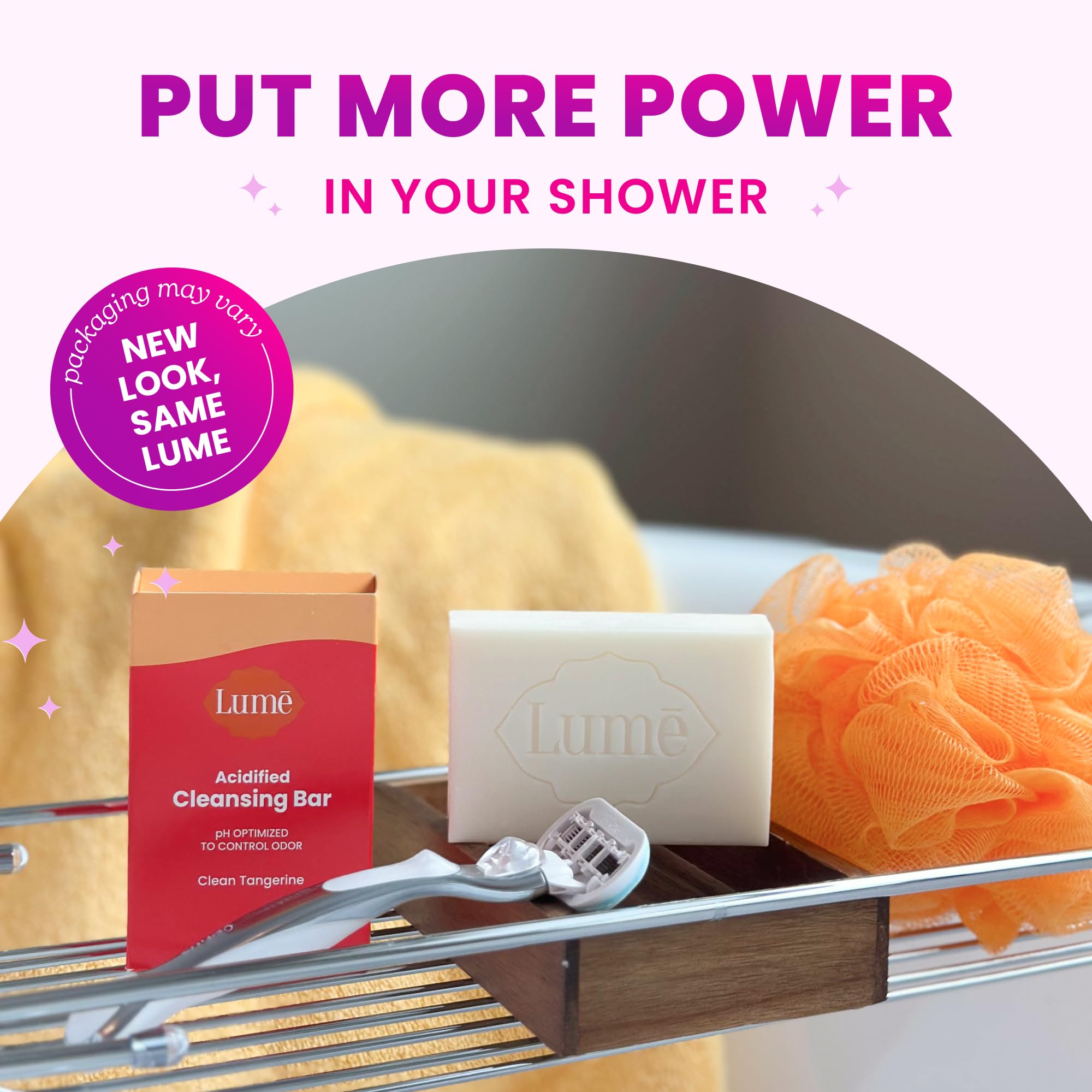 Moisturized skin after cleansing with Lume Acidified Bar
