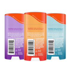 Lume aluminum-free and baking soda-free formula on skin.