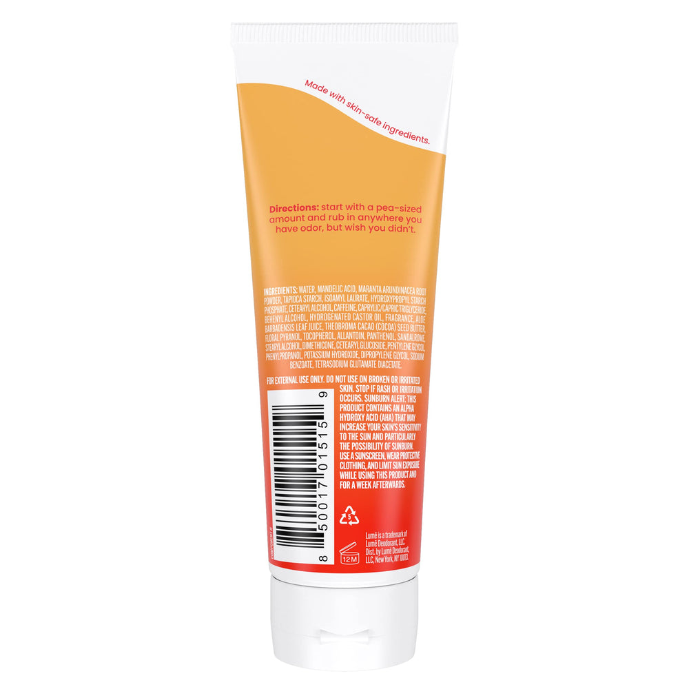 Lume application bikini area shows skin-safe use in sensitive zones.